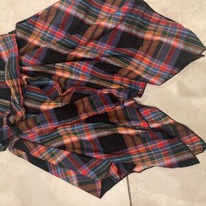 Plaid Mini Skirt - Multicolor